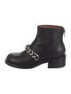 Givenchy Leather Chain-Link Accents Boots
