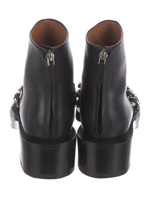 Givenchy Leather Chain-Link Accents Boots