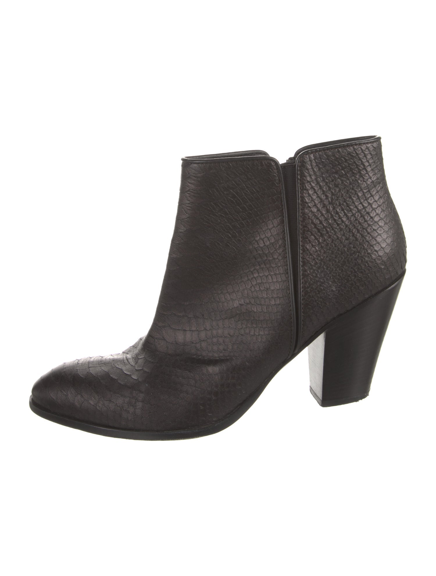 Giuseppe Zanotti Embossed Leather Chelsea Boots