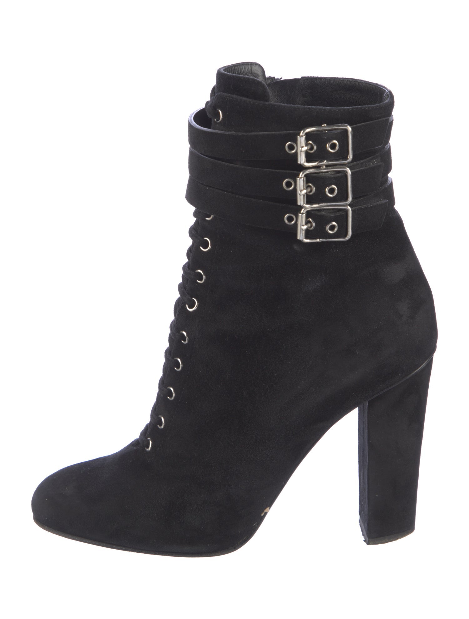 Giuseppe Zanotti Suede Lace-Up Boots