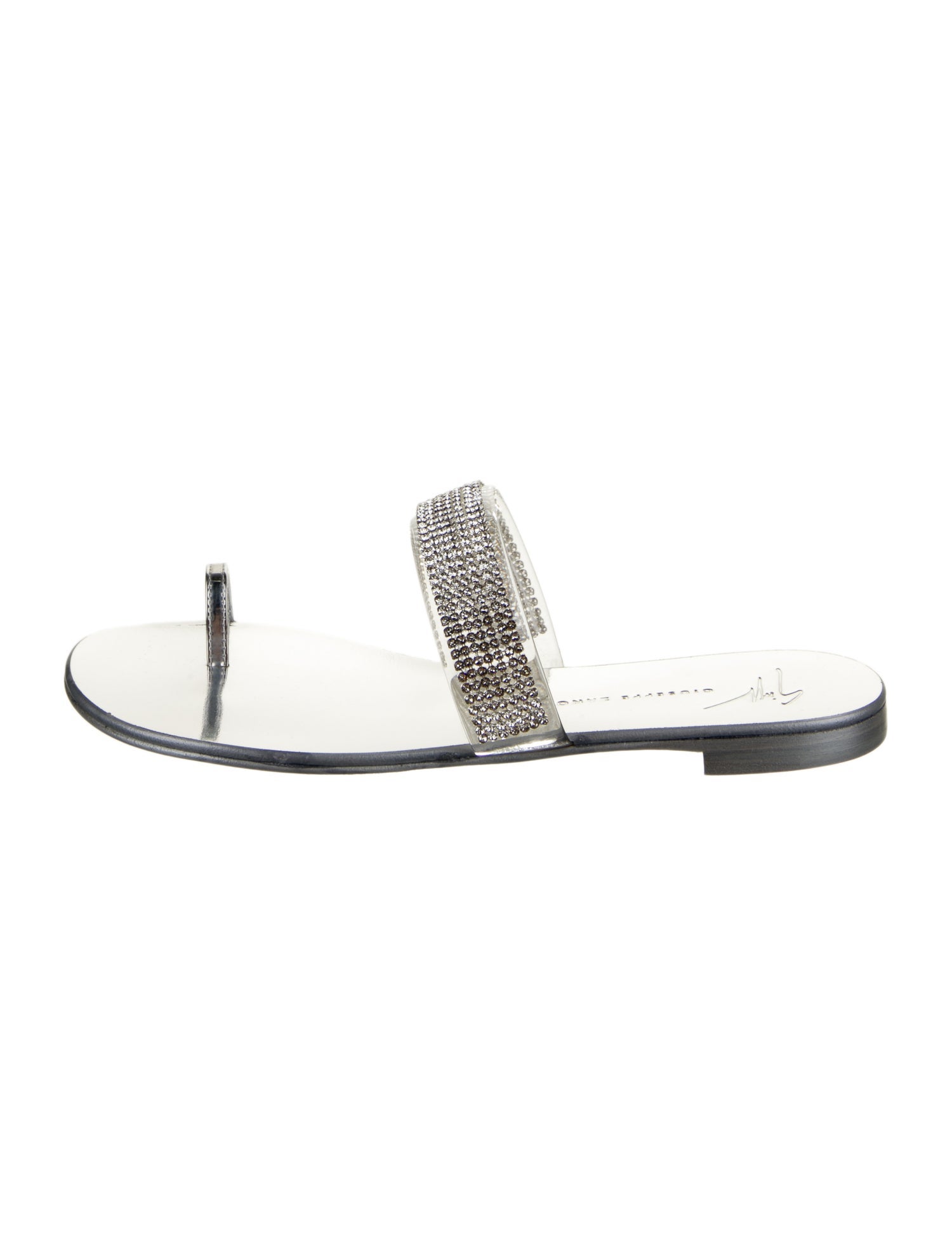 Giuseppe Zanotti PVC Crystal Embellishments Slides