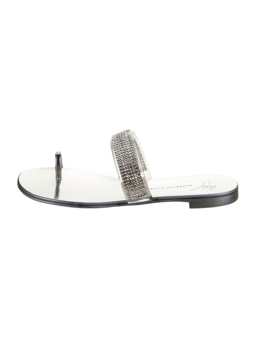 Giuseppe Zanotti PVC Crystal Embellishments Slides