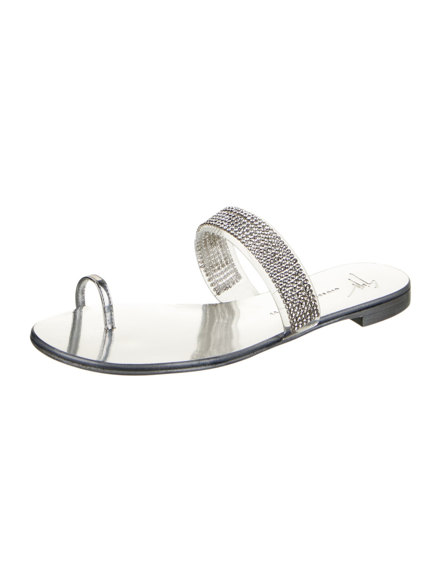 Giuseppe Zanotti PVC Crystal Embellishments Slides