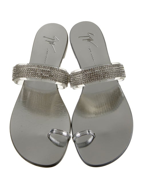 Giuseppe Zanotti PVC Crystal Embellishments Slides