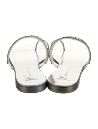 Giuseppe Zanotti PVC Crystal Embellishments Slides