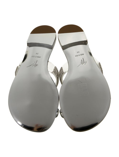 Giuseppe Zanotti PVC Crystal Embellishments Slides