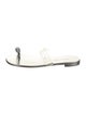 Giuseppe Zanotti Patent Leather Crystal Embellishments Slides