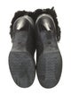 Giuseppe Zanotti Leather Fur Trim Boots