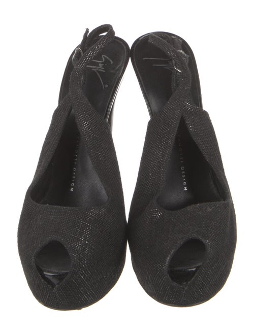 Giuseppe Zanotti Canvas Slingback Pumps