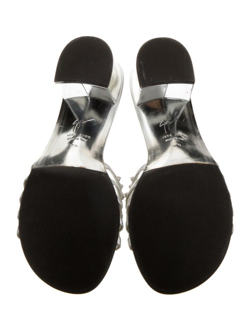 Giuseppe Zanotti Spike Accents Leather Slides