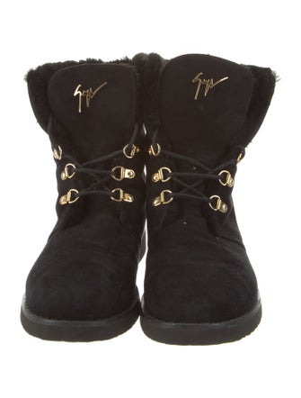 Giuseppe Zanotti Suede Combat Boots