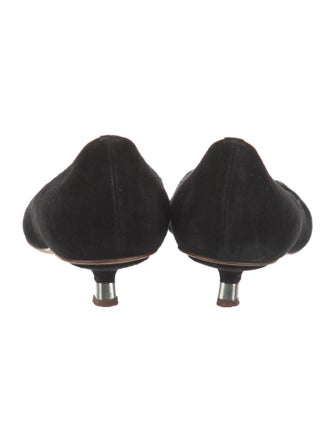 Giuseppe Zanotti Suede Crystal Embellishments Pumps