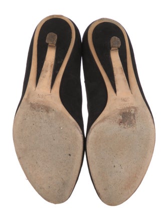 Giuseppe Zanotti Suede Crystal Embellishments Pumps