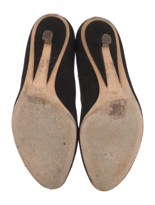 Giuseppe Zanotti Suede Crystal Embellishments Pumps