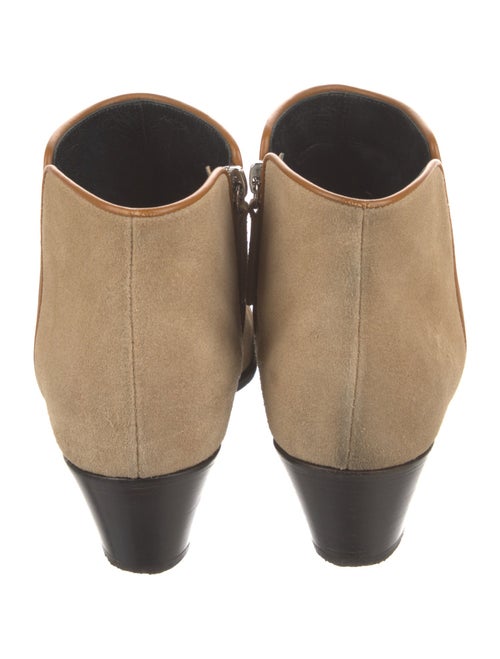 Giuseppe Zanotti Suede Leather Trim Embellishment Boots