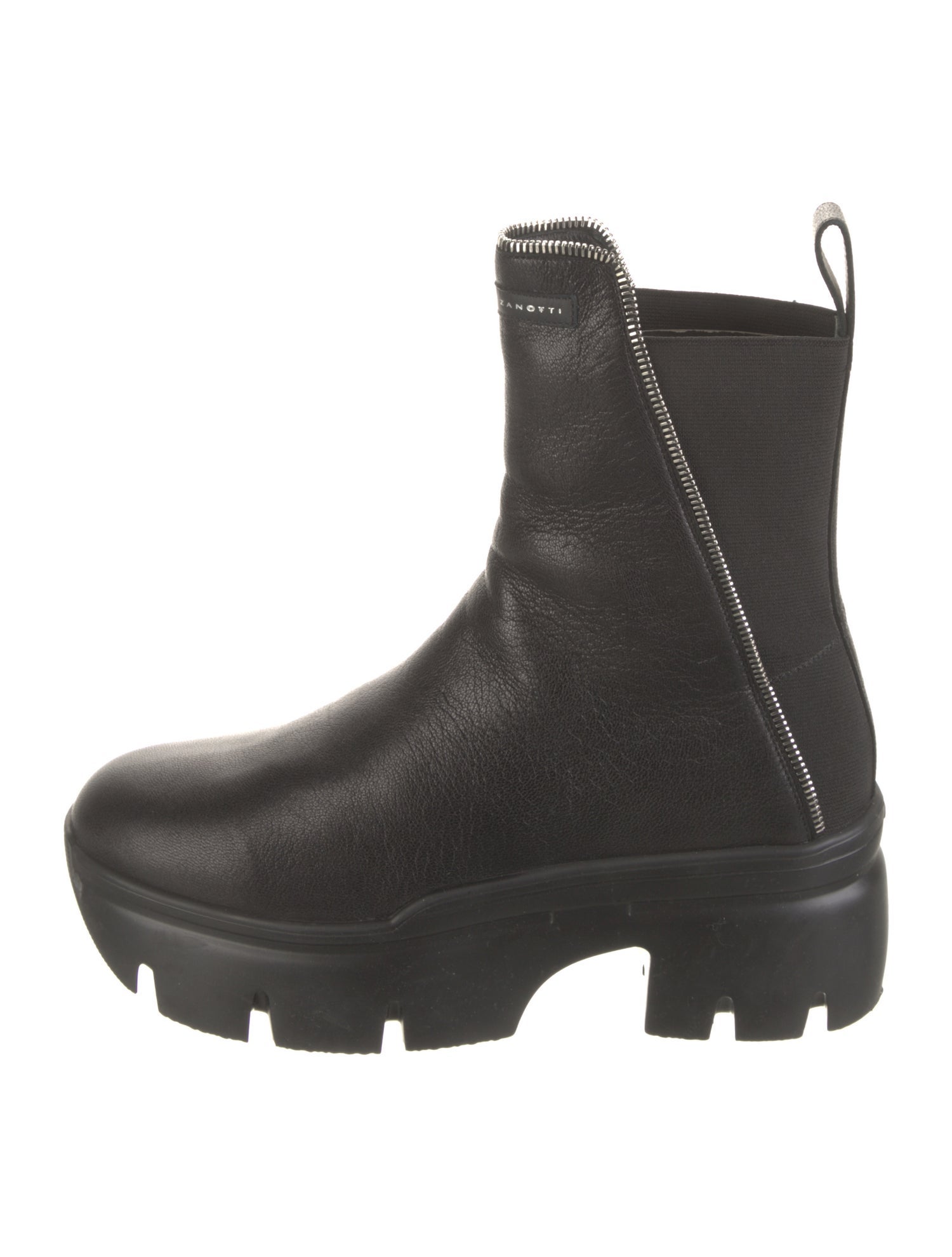 Giuseppe Zanotti Leather Combat Boots