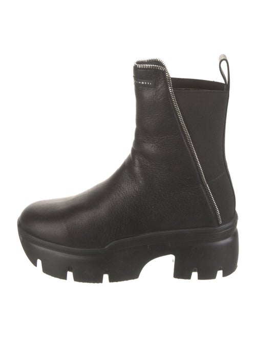 Giuseppe Zanotti Leather Combat Boots