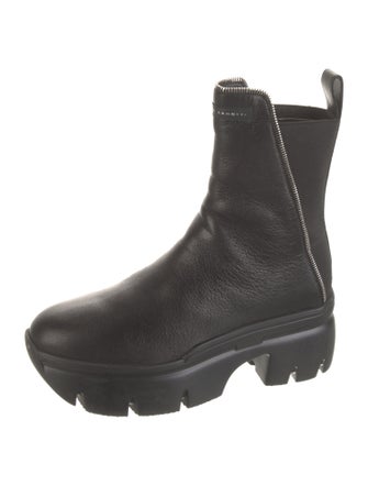 Giuseppe Zanotti Leather Combat Boots