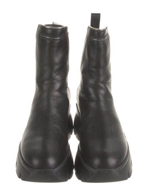 Giuseppe Zanotti Leather Combat Boots