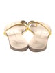 Giuseppe Zanotti Patent Leather Crystal Embellishments Slides