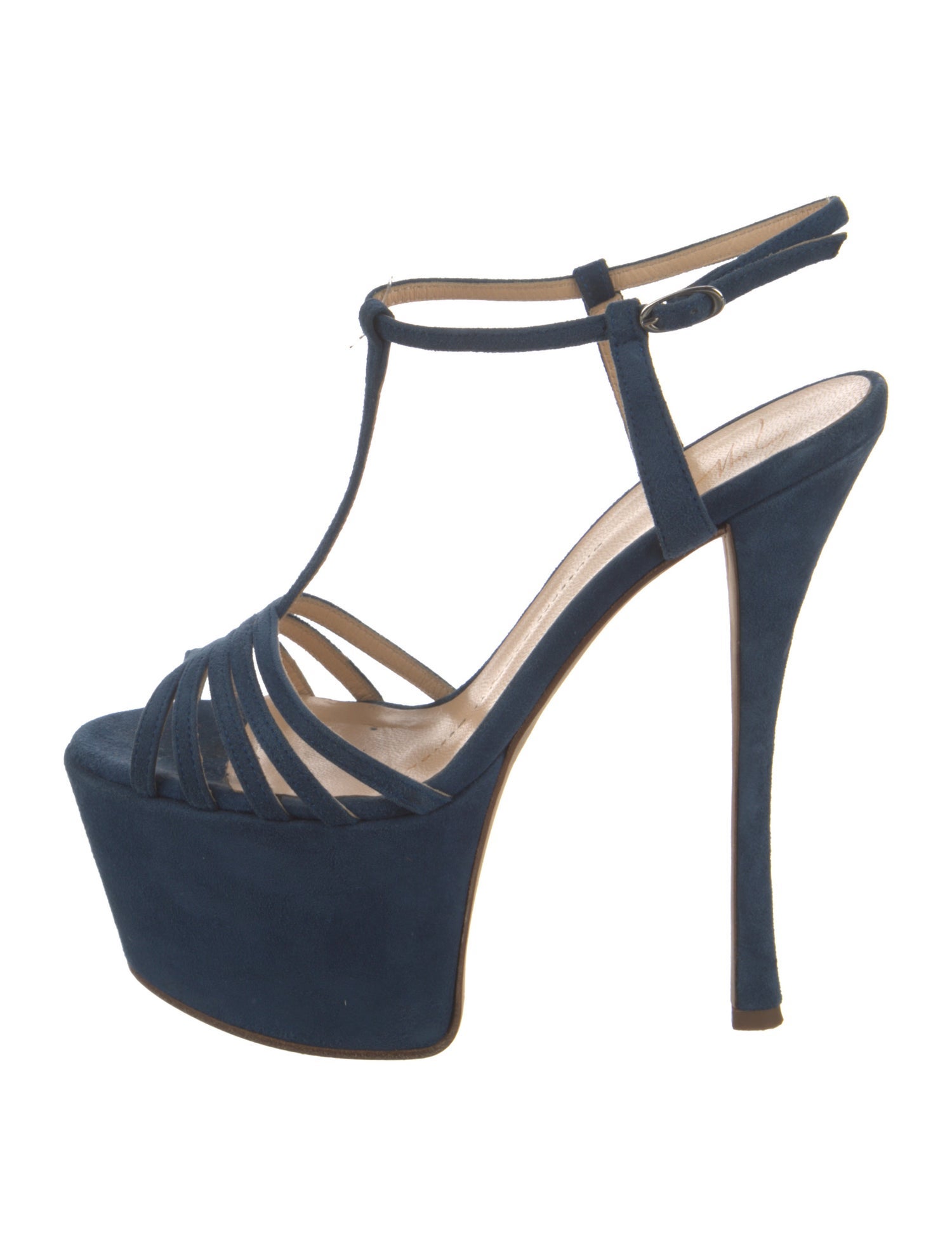 Giuseppe Zanotti Patent Leather T-Strap Sandals