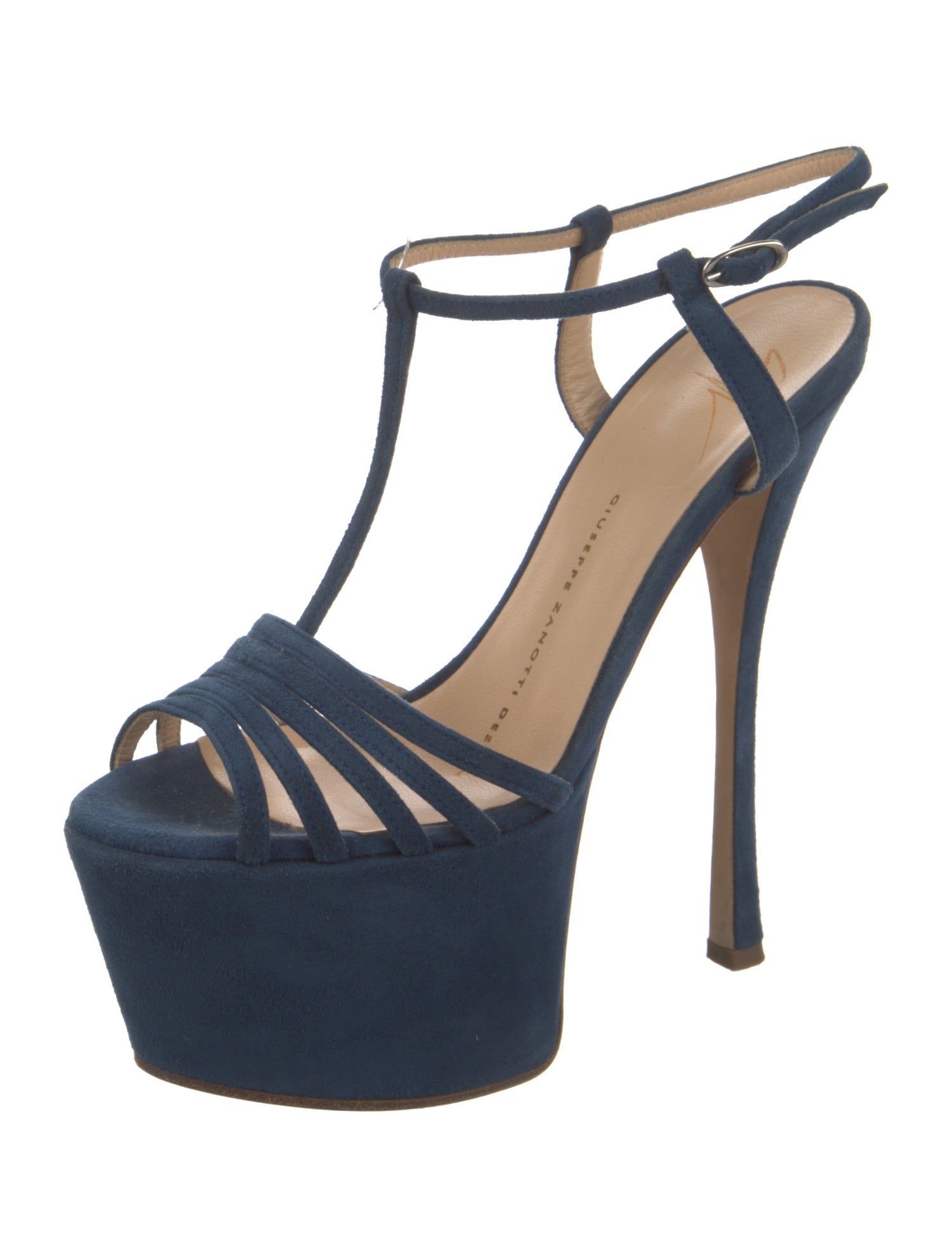 Giuseppe Zanotti Patent Leather T-Strap Sandals