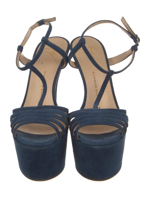 Giuseppe Zanotti Patent Leather T-Strap Sandals