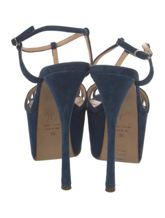 Giuseppe Zanotti Patent Leather T-Strap Sandals