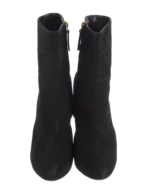 Giuseppe Zanotti Suede Animal Print Sock Boots