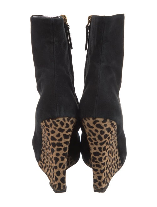 Giuseppe Zanotti Suede Animal Print Sock Boots