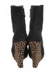 Giuseppe Zanotti Suede Animal Print Sock Boots