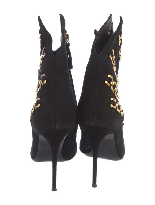 Giuseppe Zanotti Suede Plaid Print Boots