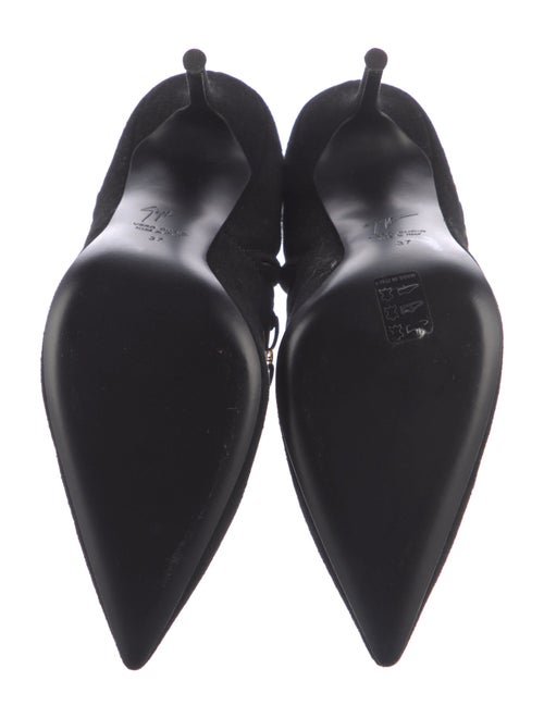 Giuseppe Zanotti Suede Plaid Print Boots