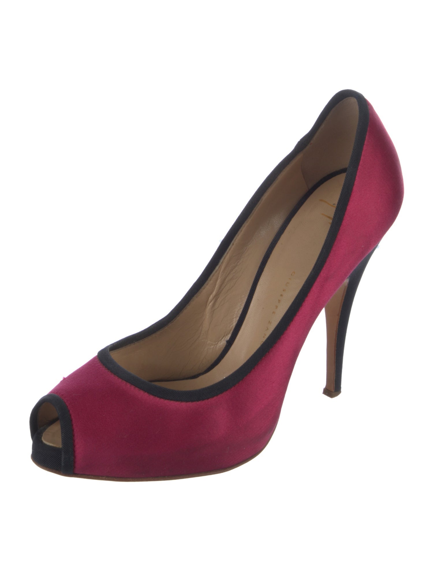 Giuseppe Zanotti Suede Colorblock Pattern Pumps
