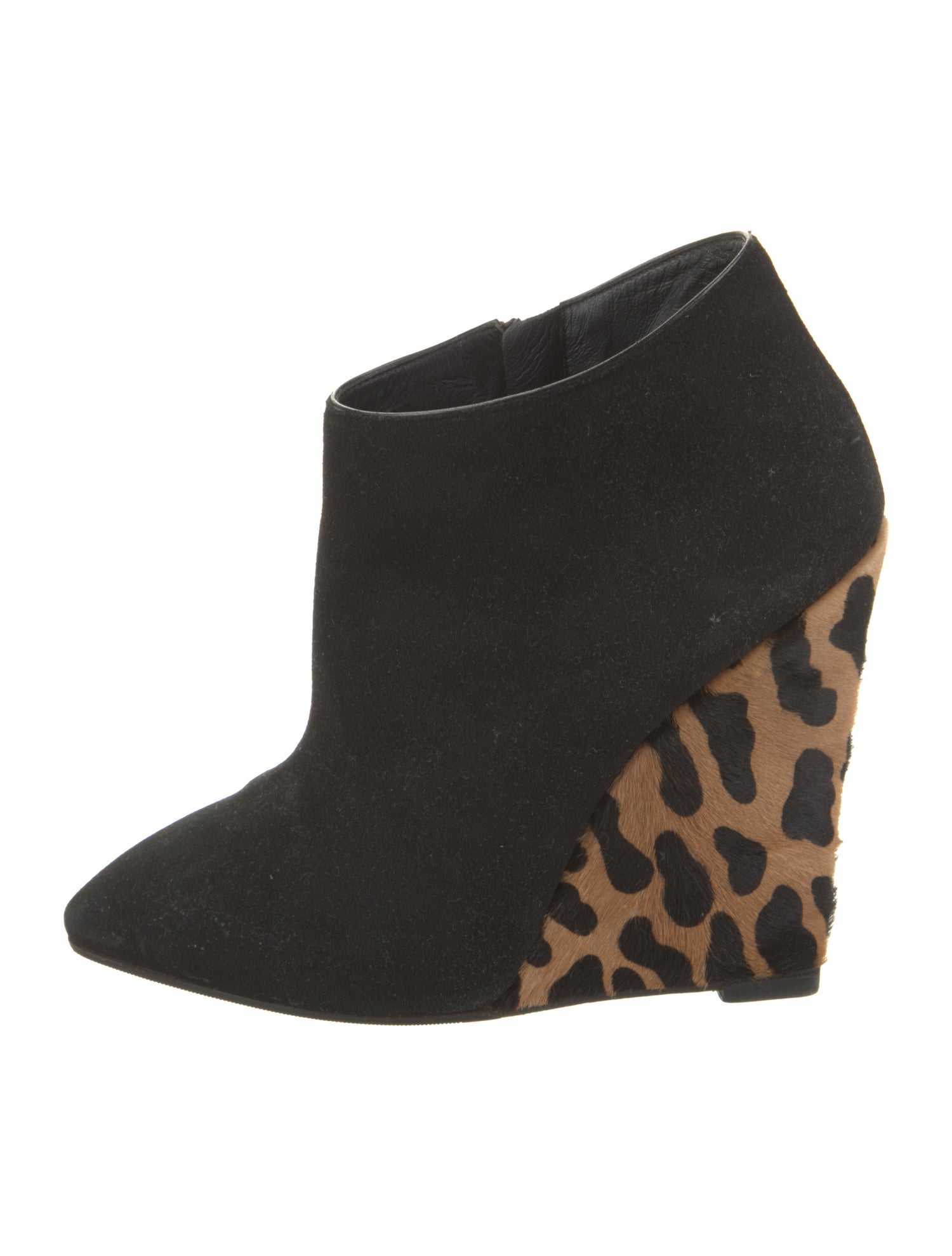 Giuseppe Zanotti Suede Animal Print Boots