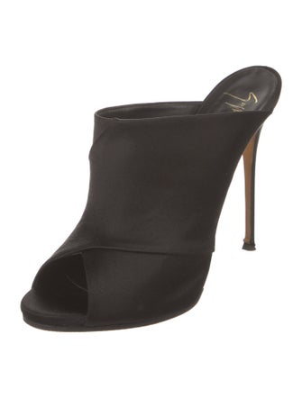 Giuseppe Zanotti Satin Mules