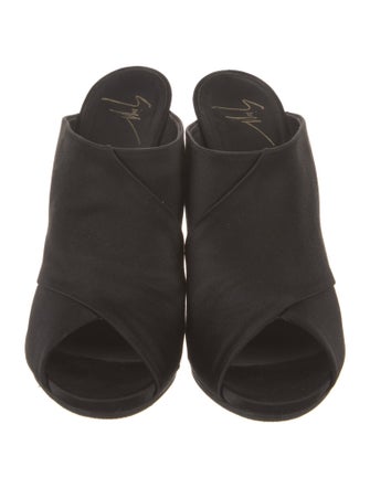 Giuseppe Zanotti Satin Mules