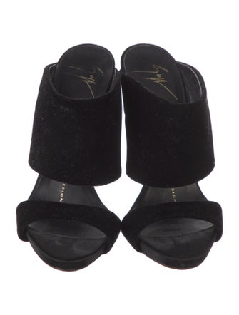 Giuseppe Zanotti Suede Slides