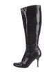 Giuseppe Zanotti Patent Leather Animal Print Boots