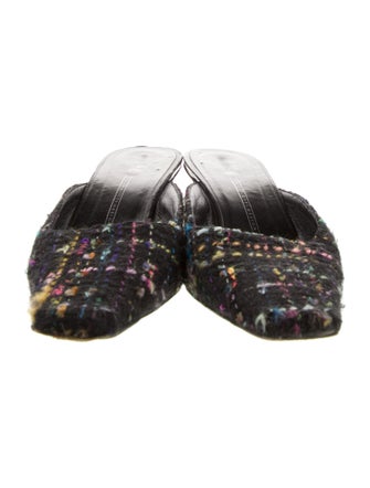 Giuseppe Zanotti Tweed Tweed Pattern Mules