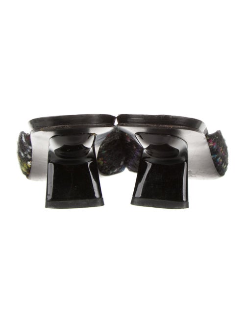 Giuseppe Zanotti Tweed Tweed Pattern Mules