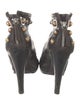 Giuseppe Zanotti Leather Studded Accents Boots