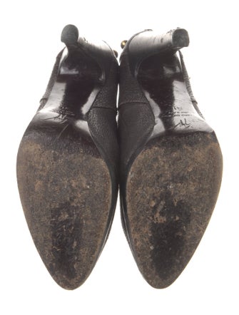 Giuseppe Zanotti Leather Studded Accents Boots