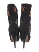 Giuseppe Zanotti Suede Graphic Print Boots