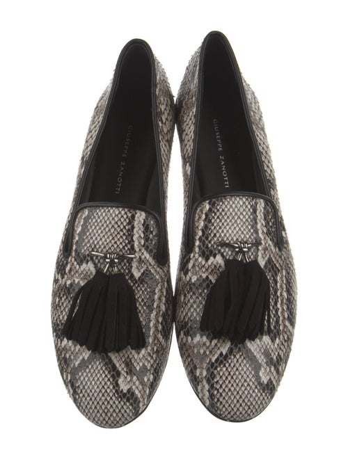 Giuseppe Zanotti Snakeskin Animal Print Loafers
