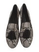 Giuseppe Zanotti Snakeskin Animal Print Loafers