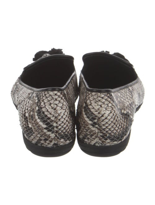 Giuseppe Zanotti Snakeskin Animal Print Loafers
