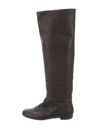 Giuseppe Zanotti Leather Riding Boots