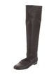 Giuseppe Zanotti Leather Riding Boots