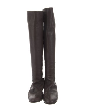 Giuseppe Zanotti Leather Riding Boots
